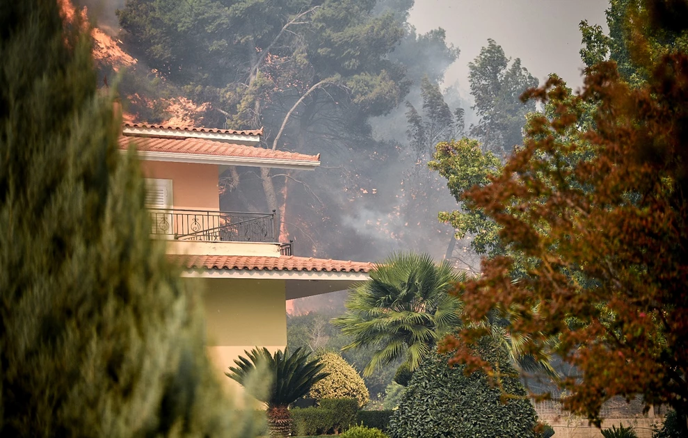 Φωτιά στη Δασική Έκταση του Γερακίου Ηλείας με Πυροσβεστικές Επιχειρήσεις σε Εξέλιξη